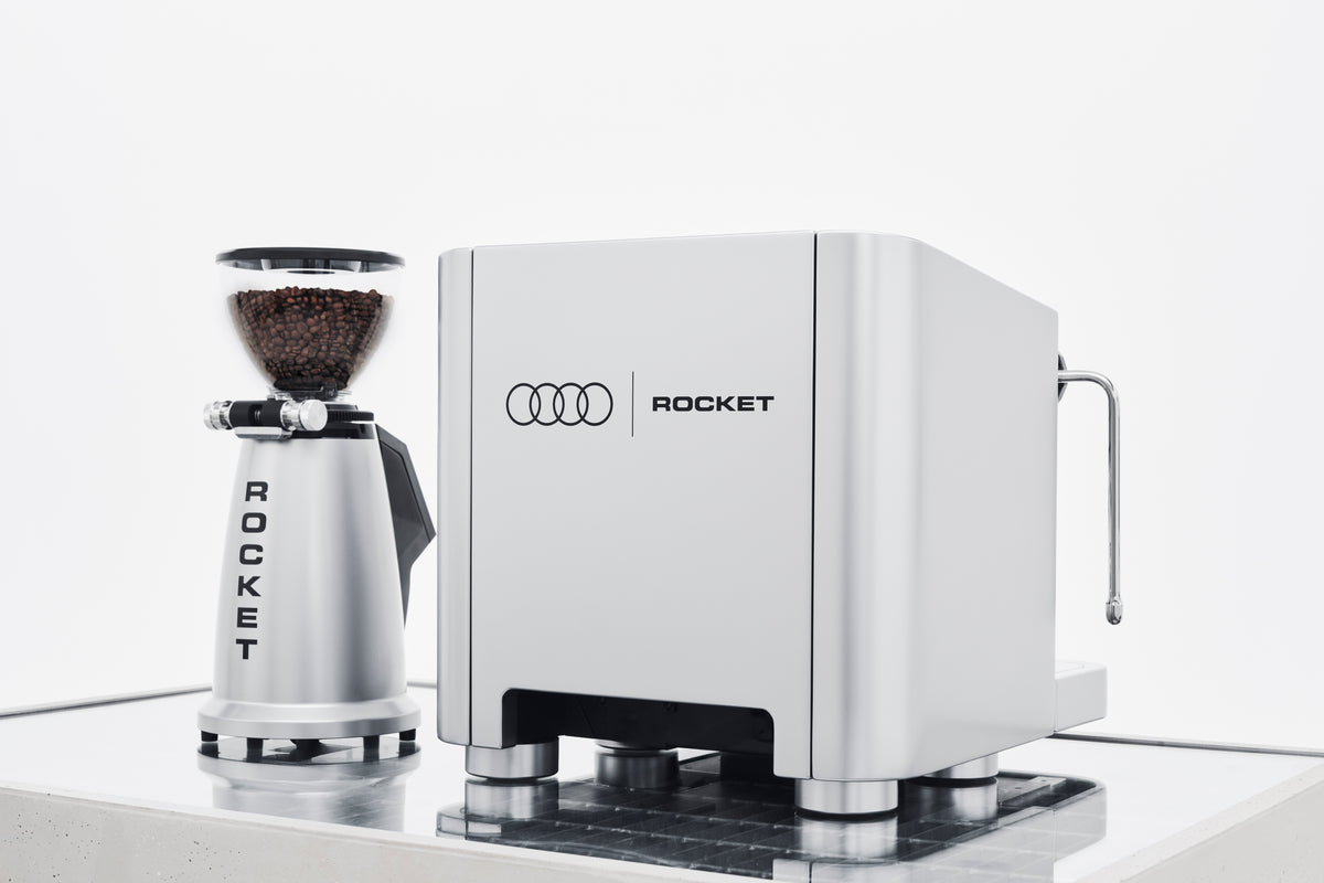 Rocket x Audi Coffee Machine + Spluga x Audi Grinder