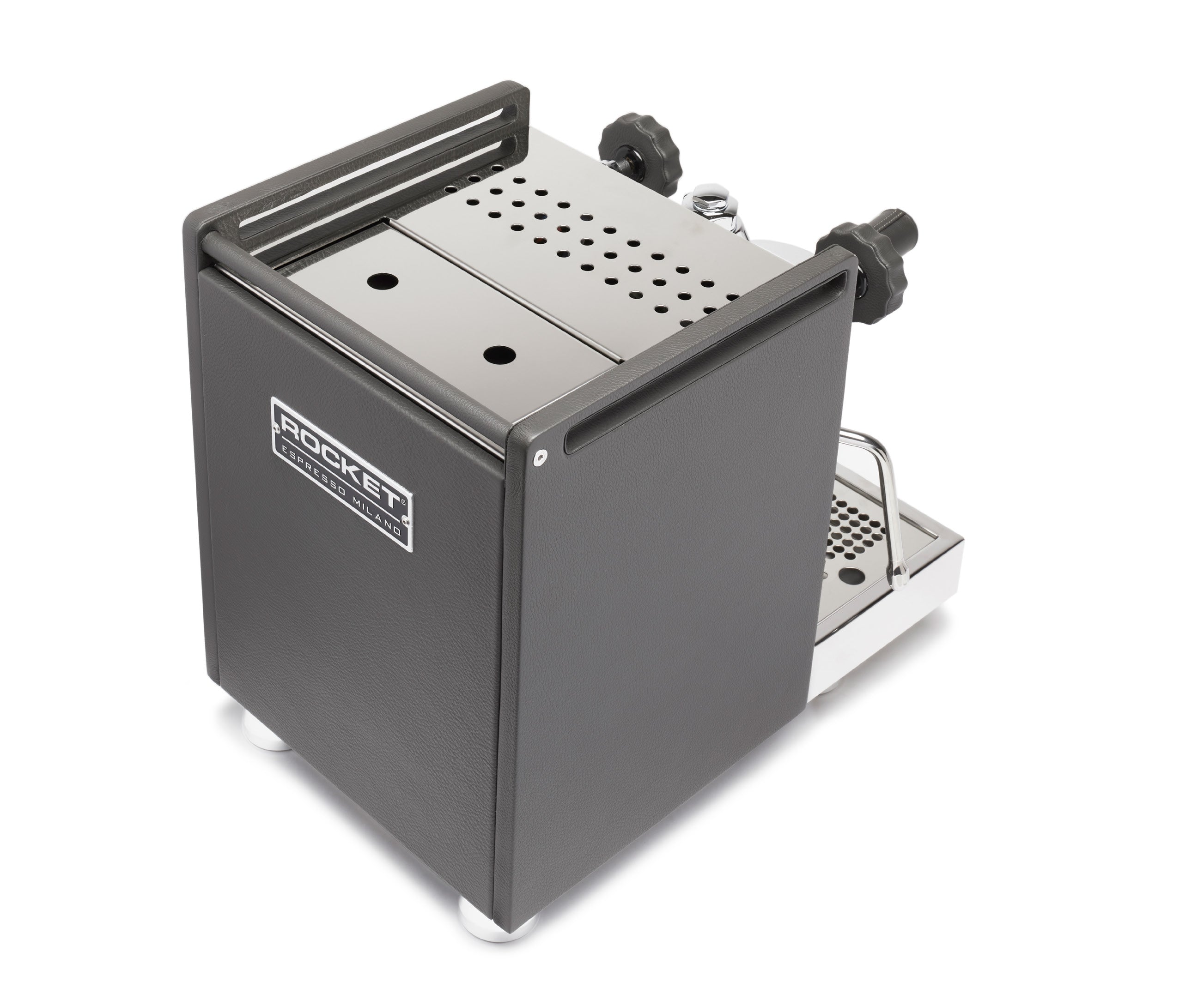 【美品】Rocket モッツァフィアート エボルツィオーネR 110V 60Hz Rocket Espresso Mozzafiato R - Black Leather Special Edition