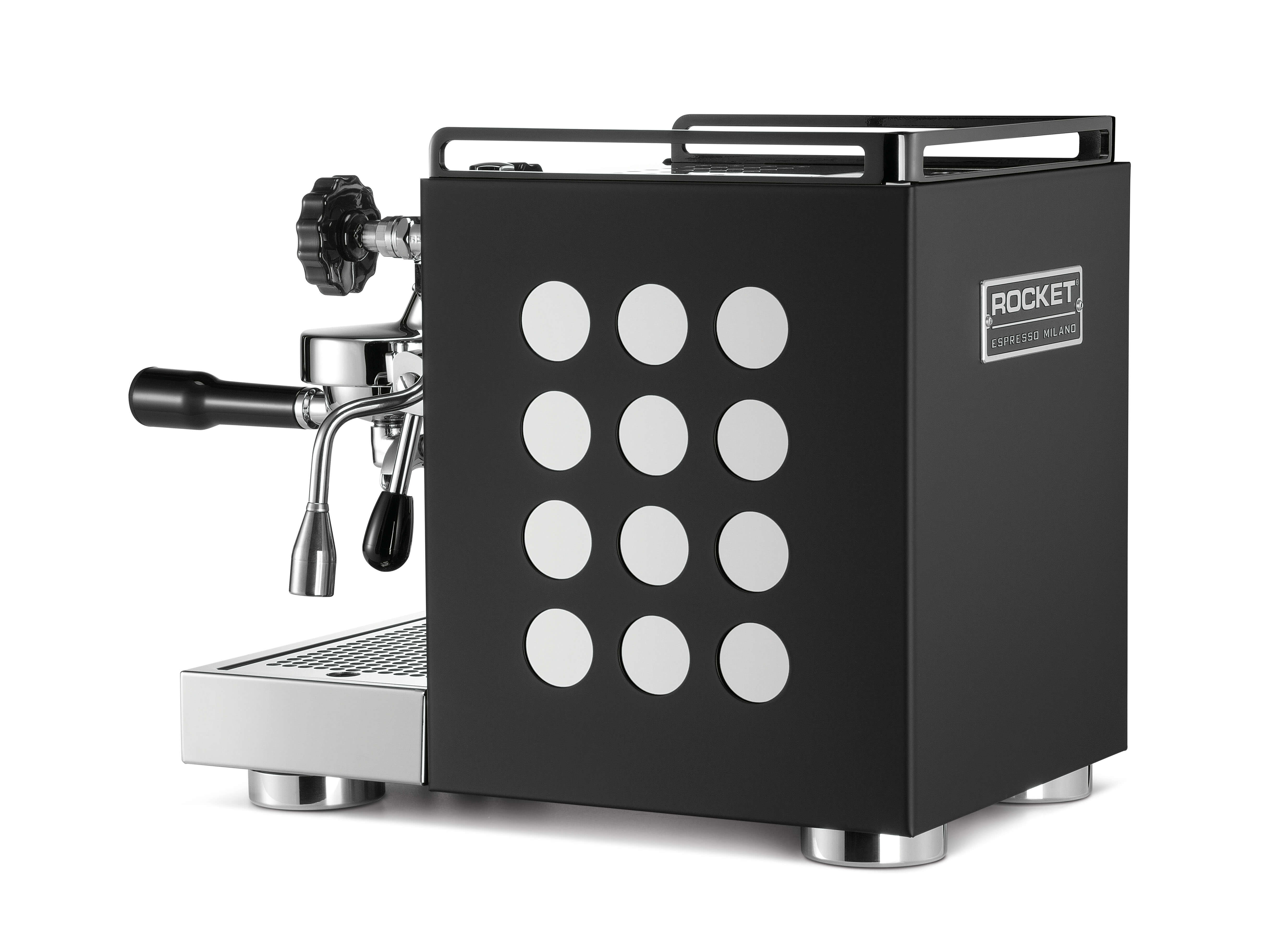 Rocket Appartamentoエスプレッソマシン グラインダー Rocket Espresso Appartamento Serie Nera + Giannino Grinder package
