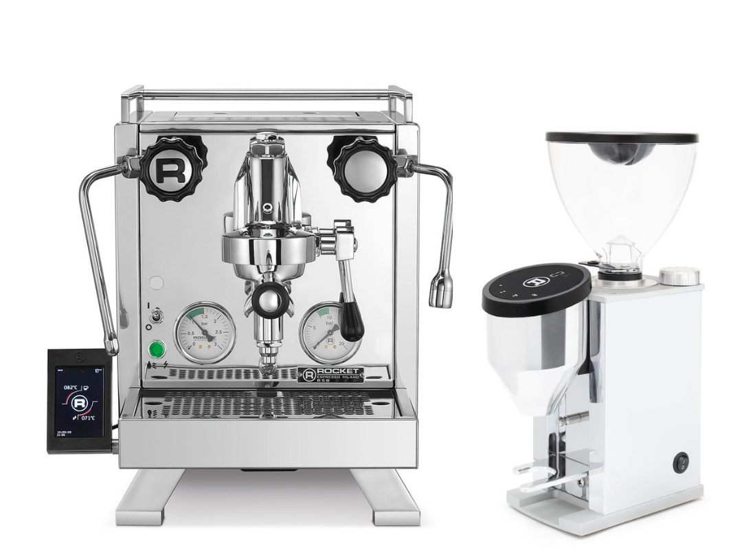 R Cinquantotto R58 + Chrome Faustino Grinder package offer